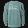 Unisex Midweight Pigment-Dyed Crewneck Sweatshirt Thumbnail
