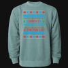 Unisex Midweight Pigment-Dyed Crewneck Sweatshirt Thumbnail