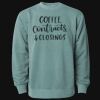 Unisex Midweight Pigment-Dyed Crewneck Sweatshirt Thumbnail