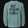 Unisex Midweight Pigment-Dyed Crewneck Sweatshirt Thumbnail