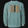 Unisex Midweight Pigment-Dyed Crewneck Sweatshirt Thumbnail