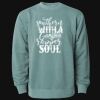 Unisex Midweight Pigment-Dyed Crewneck Sweatshirt Thumbnail