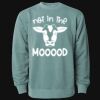 Unisex Midweight Pigment-Dyed Crewneck Sweatshirt Thumbnail