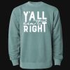 Unisex Midweight Pigment-Dyed Crewneck Sweatshirt Thumbnail