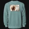Unisex Midweight Pigment-Dyed Crewneck Sweatshirt Thumbnail