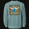 Unisex Midweight Pigment-Dyed Crewneck Sweatshirt Thumbnail