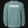Unisex Midweight Pigment-Dyed Crewneck Sweatshirt Thumbnail