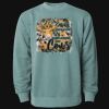 Unisex Midweight Pigment-Dyed Crewneck Sweatshirt Thumbnail