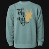 Unisex Midweight Pigment-Dyed Crewneck Sweatshirt Thumbnail