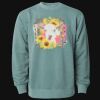 Unisex Midweight Pigment-Dyed Crewneck Sweatshirt Thumbnail