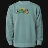 Unisex Midweight Pigment-Dyed Crewneck Sweatshirt Thumbnail