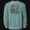 Unisex Midweight Pigment-Dyed Crewneck Sweatshirt Thumbnail