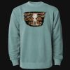 Unisex Midweight Pigment-Dyed Crewneck Sweatshirt Thumbnail