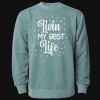 Unisex Midweight Pigment-Dyed Crewneck Sweatshirt Thumbnail