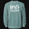 Unisex Midweight Pigment-Dyed Crewneck Sweatshirt Thumbnail