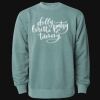 Unisex Midweight Pigment-Dyed Crewneck Sweatshirt Thumbnail