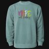 Unisex Midweight Pigment-Dyed Crewneck Sweatshirt Thumbnail