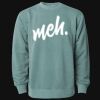 Unisex Midweight Pigment-Dyed Crewneck Sweatshirt Thumbnail