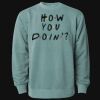Unisex Midweight Pigment-Dyed Crewneck Sweatshirt Thumbnail