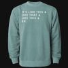 Unisex Midweight Pigment-Dyed Crewneck Sweatshirt Thumbnail