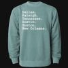 Unisex Midweight Pigment-Dyed Crewneck Sweatshirt Thumbnail