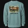 Unisex Midweight Pigment-Dyed Crewneck Sweatshirt Thumbnail
