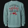 Unisex Midweight Pigment-Dyed Crewneck Sweatshirt Thumbnail
