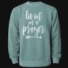 Unisex Midweight Pigment-Dyed Crewneck Sweatshirt Thumbnail