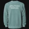 Unisex Midweight Pigment-Dyed Crewneck Sweatshirt Thumbnail