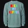 Unisex Midweight Pigment-Dyed Crewneck Sweatshirt Thumbnail