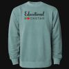 Unisex Midweight Pigment-Dyed Crewneck Sweatshirt Thumbnail