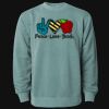 Unisex Midweight Pigment-Dyed Crewneck Sweatshirt Thumbnail