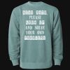 Unisex Midweight Pigment-Dyed Crewneck Sweatshirt Thumbnail