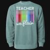 Unisex Midweight Pigment-Dyed Crewneck Sweatshirt Thumbnail