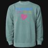 Unisex Midweight Pigment-Dyed Crewneck Sweatshirt Thumbnail
