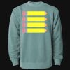 Unisex Midweight Pigment-Dyed Crewneck Sweatshirt Thumbnail