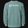 Unisex Midweight Pigment-Dyed Crewneck Sweatshirt Thumbnail