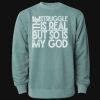 Unisex Midweight Pigment-Dyed Crewneck Sweatshirt Thumbnail