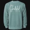 Unisex Midweight Pigment-Dyed Crewneck Sweatshirt Thumbnail