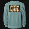 Unisex Midweight Pigment-Dyed Crewneck Sweatshirt Thumbnail