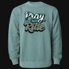Unisex Midweight Pigment-Dyed Crewneck Sweatshirt Thumbnail
