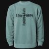 Unisex Midweight Pigment-Dyed Crewneck Sweatshirt Thumbnail