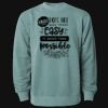 Unisex Midweight Pigment-Dyed Crewneck Sweatshirt Thumbnail