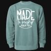 Unisex Midweight Pigment-Dyed Crewneck Sweatshirt Thumbnail