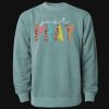 Unisex Midweight Pigment-Dyed Crewneck Sweatshirt Thumbnail