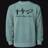 Unisex Midweight Pigment-Dyed Crewneck Sweatshirt Thumbnail
