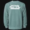 Unisex Midweight Pigment-Dyed Crewneck Sweatshirt Thumbnail