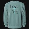Unisex Midweight Pigment-Dyed Crewneck Sweatshirt Thumbnail