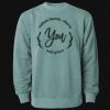 Unisex Midweight Pigment-Dyed Crewneck Sweatshirt Thumbnail