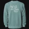 Unisex Midweight Pigment-Dyed Crewneck Sweatshirt Thumbnail